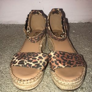 Espadrille Cheetah Print Sandals